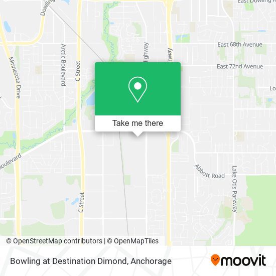 Bowling at Destination Dimond map