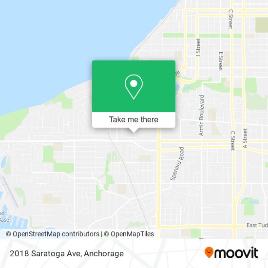 2018 Saratoga Ave map