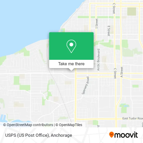 USPS (US Post Office) map