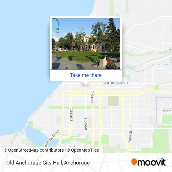 Mapa de Old Anchorage City Hall