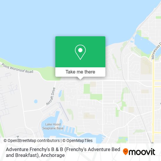 Adventure Frenchy's B & B (Frenchy's Adventure Bed and Breakfast) map