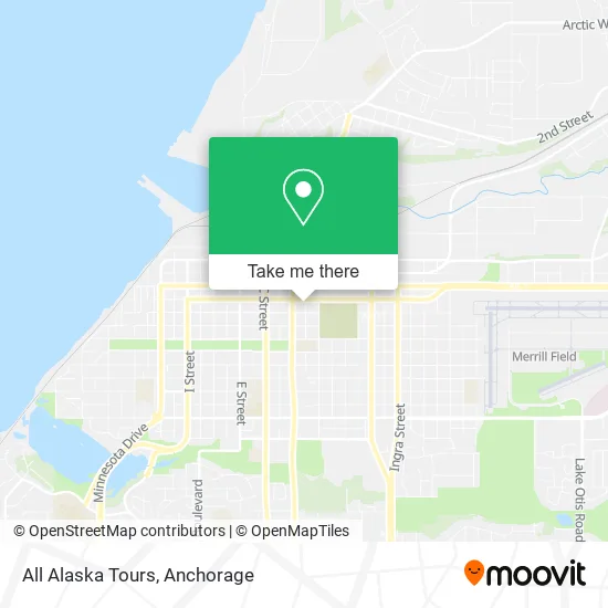 All Alaska Tours map