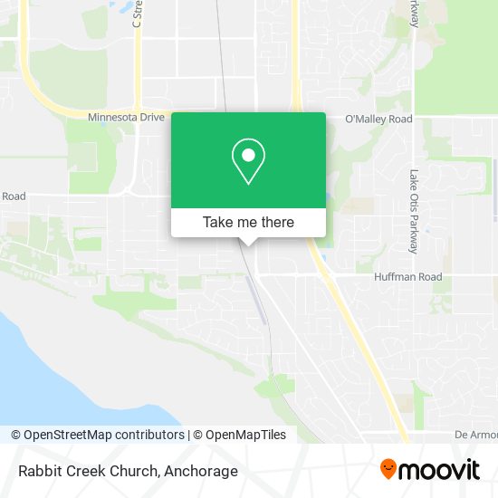 Rabbit Creek Church map