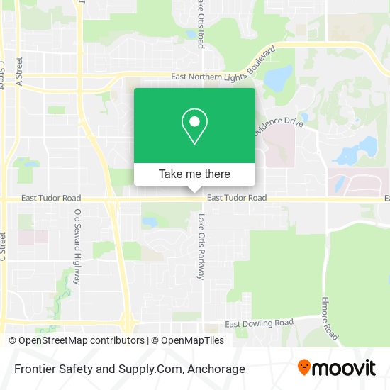 Frontier Safety and Supply.Com map
