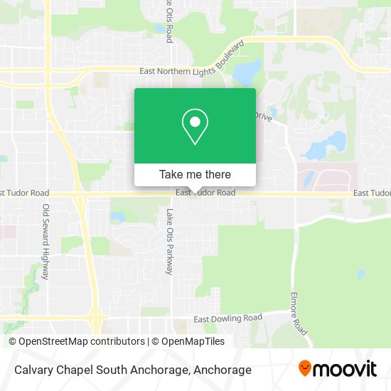 Calvary Chapel South Anchorage map