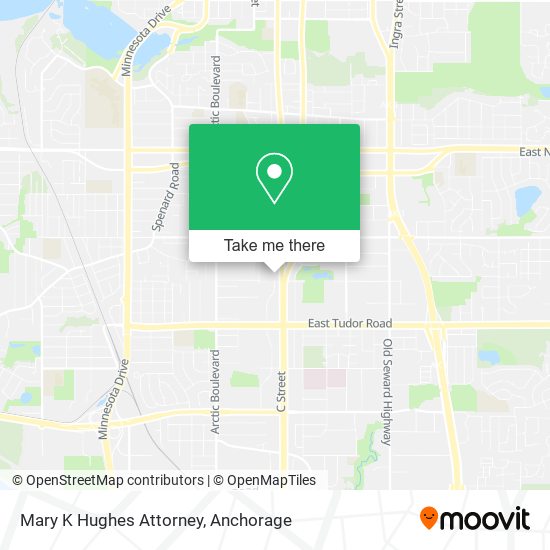 Mary K Hughes Attorney map