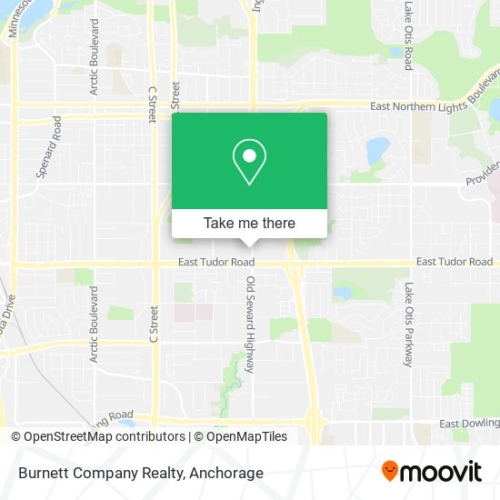 Burnett Company Realty map