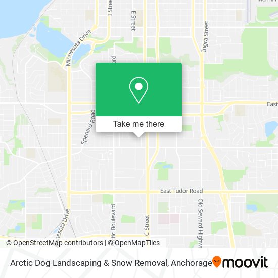 Arctic Dog Landscaping & Snow Removal map