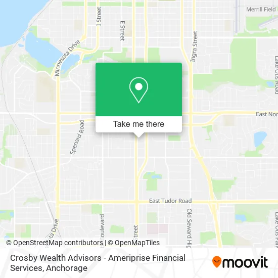 Mapa de Crosby Wealth Advisors - Ameriprise Financial Services