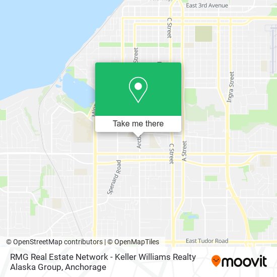 Mapa de RMG Real Estate Network - Keller Williams Realty Alaska Group