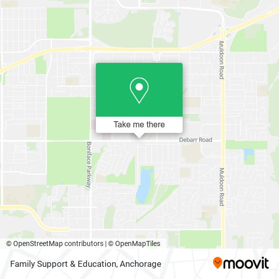 Family Support & Education map