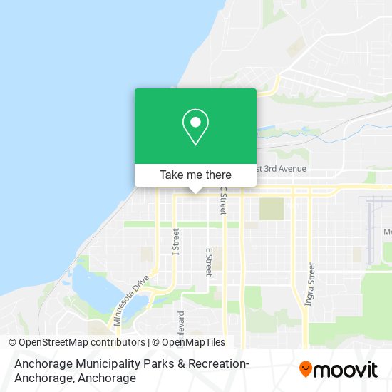 Mapa de Anchorage Municipality Parks & Recreation-Anchorage