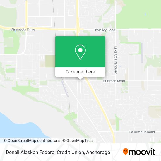 Denali Alaskan Federal Credit Union map