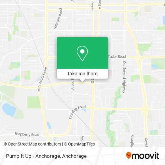 Mapa de Pump It Up - Anchorage