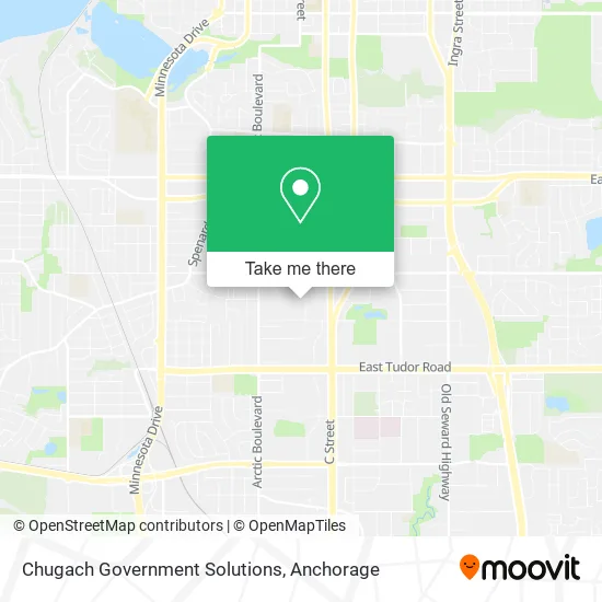 Chugach Government Solutions map