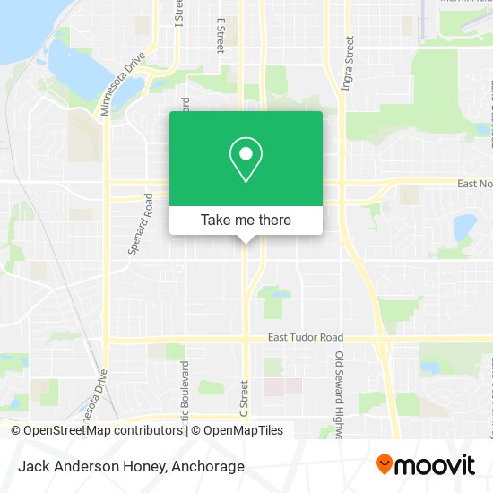 Jack Anderson Honey map