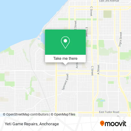 Yeti Game Repairs map