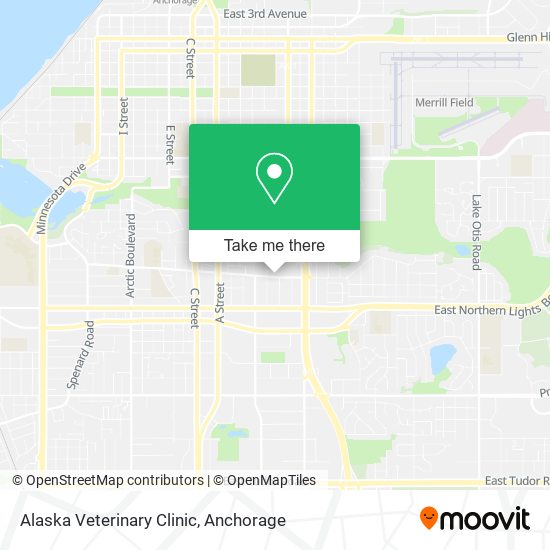Mapa de Alaska Veterinary Clinic