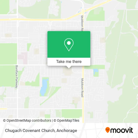 Chugach Covenant Church map