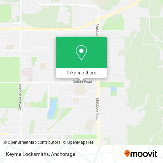 Keyme Locksmiths map