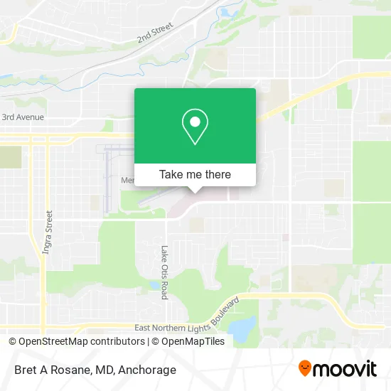 Bret A Rosane, MD map
