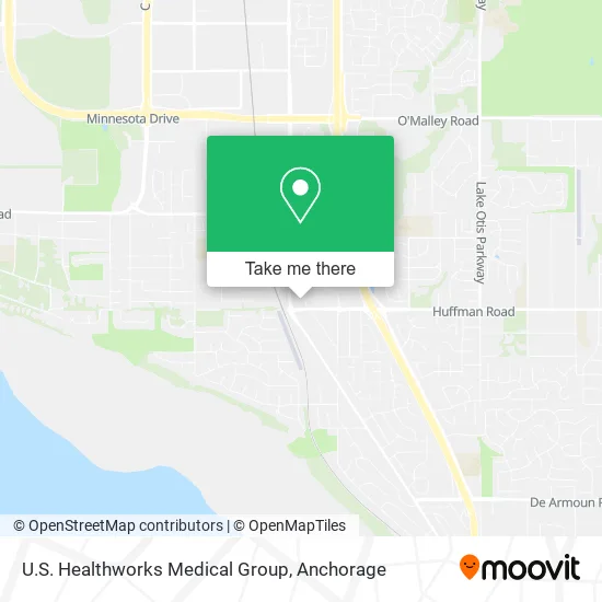 U.S. Healthworks Medical Group map