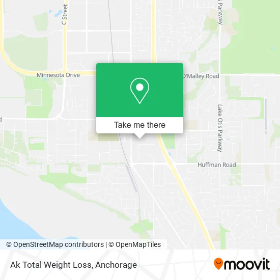 Ak Total Weight Loss map