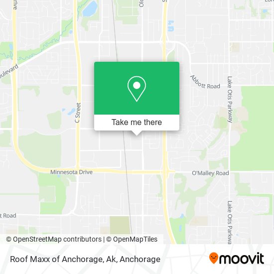 Roof Maxx of Anchorage, Ak map