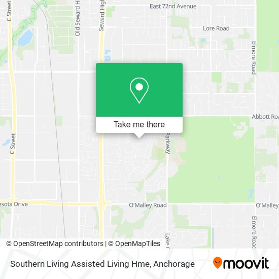 Southern Living Assisted Living Hme map