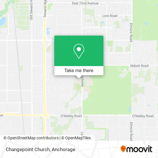 Mapa de Changepoint Church