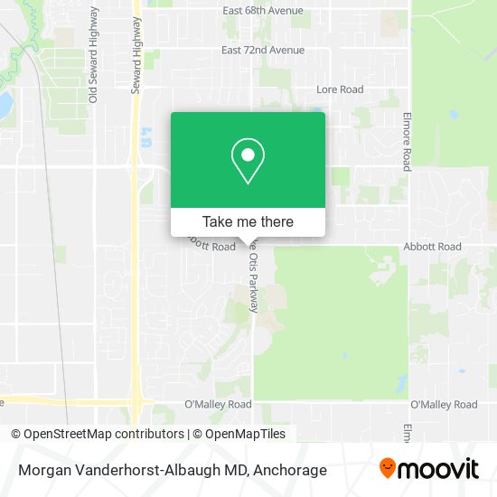 Mapa de Morgan Vanderhorst-Albaugh MD