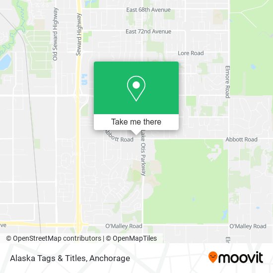 How to get to Alaska Tags & Titles in Anchorage by Bus?