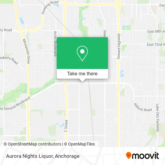 Aurora Nights Liquor map
