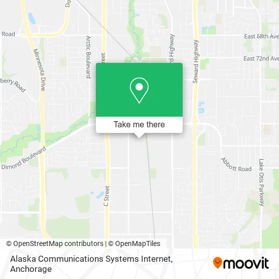 Alaska Communications Systems Internet map