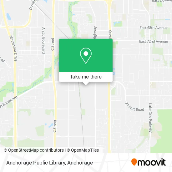 Anchorage Public Library map
