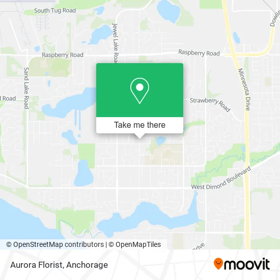 Mapa de Aurora Florist