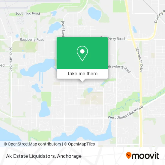 Ak Estate Liquidators map
