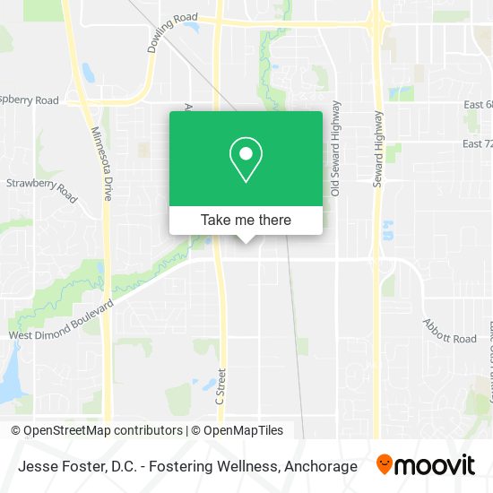 Jesse Foster, D.C. - Fostering Wellness map