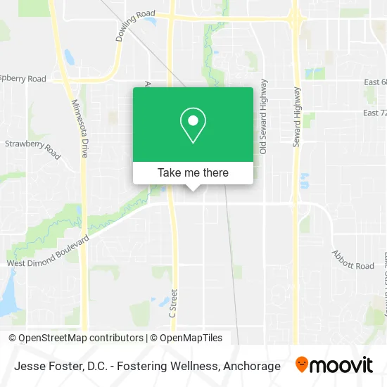 Jesse Foster, D.C. - Fostering Wellness map