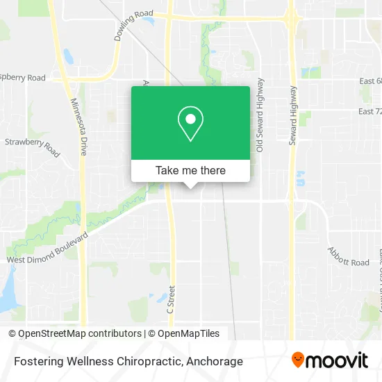 Fostering Wellness Chiropractic map