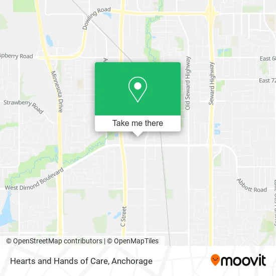 Hearts and Hands of Care map