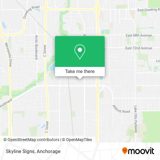 Skyline Signs map