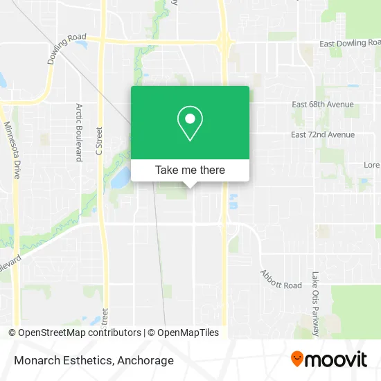 Monarch Esthetics map