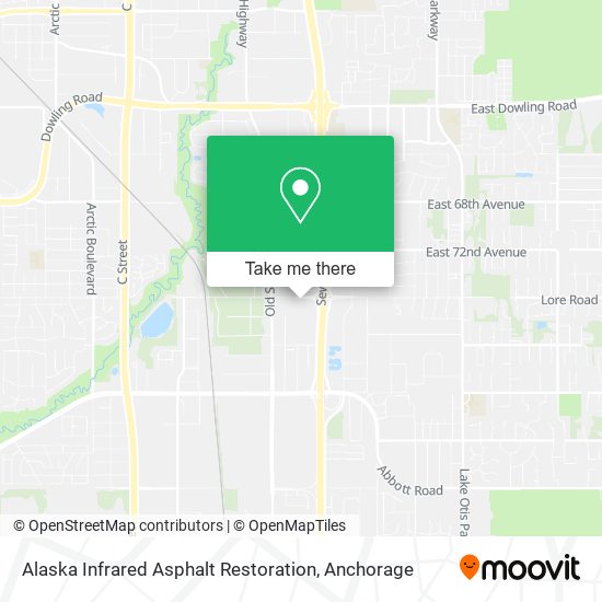 Mapa de Alaska Infrared Asphalt Restoration