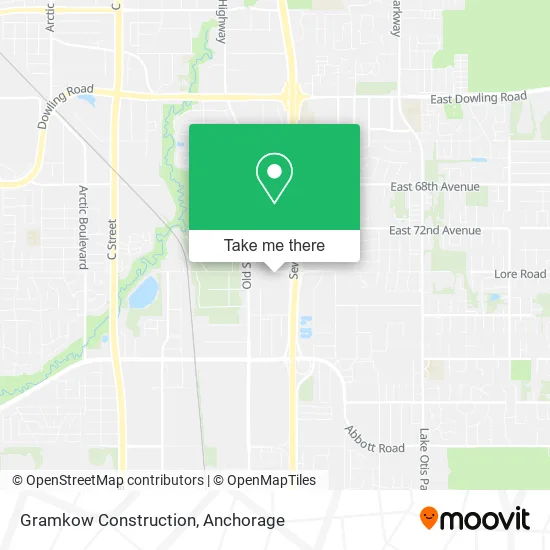 Gramkow Construction map