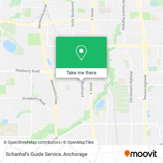 Schanhal's Guide Service map