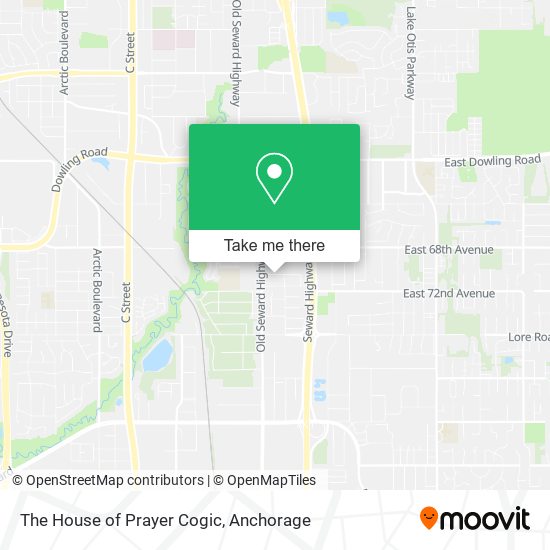 The House of Prayer Cogic map
