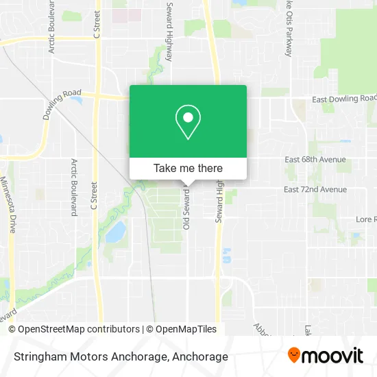 Mapa de Stringham Motors Anchorage