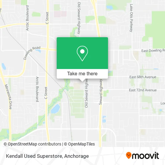 Mapa de Kendall Used Superstore