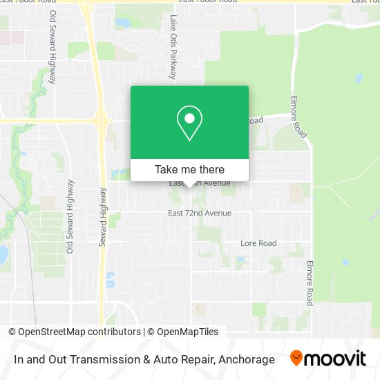 In and Out Transmission & Auto Repair map